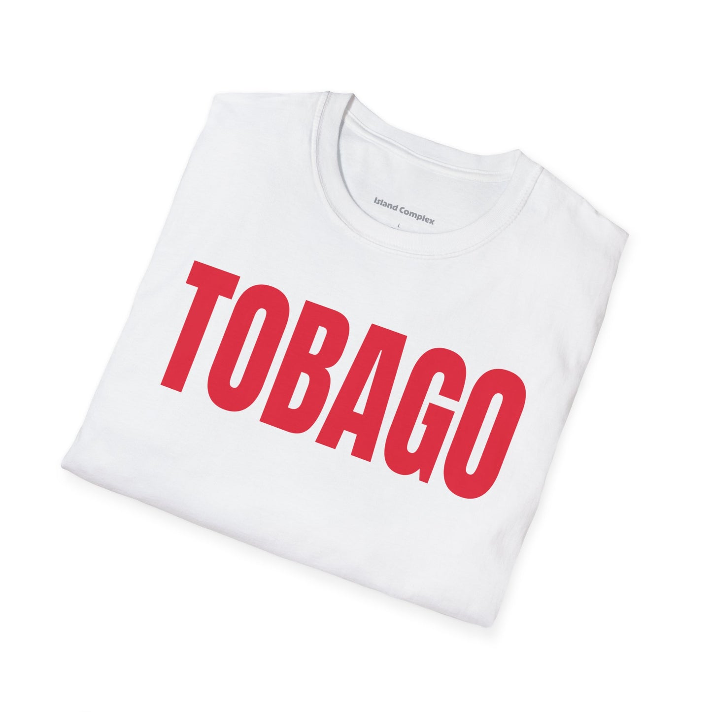 Tobago Motto Series RED TEXT Unisex T-Shirt