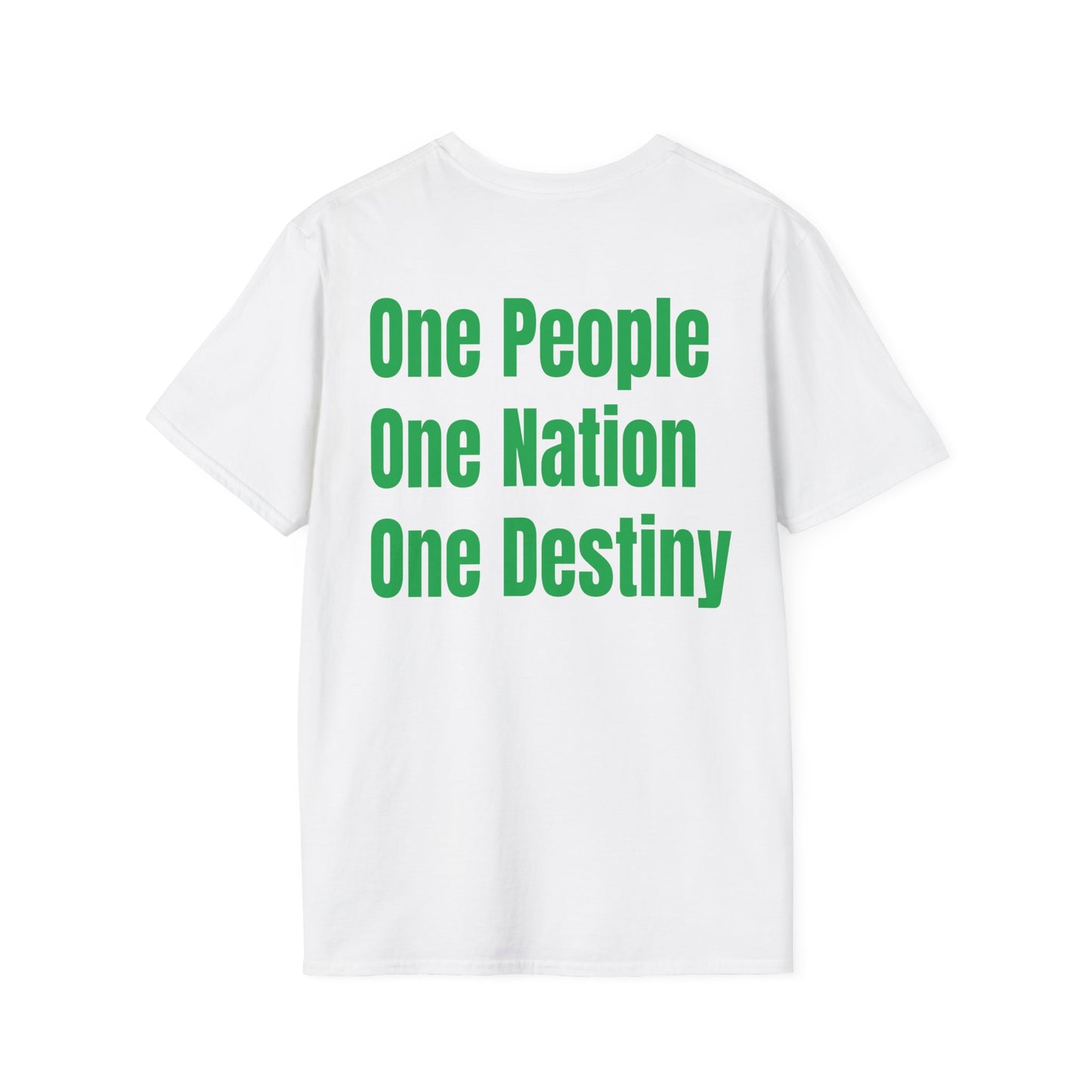 Guyana Motto Series GREEN TEXT Unisex T-Shirt