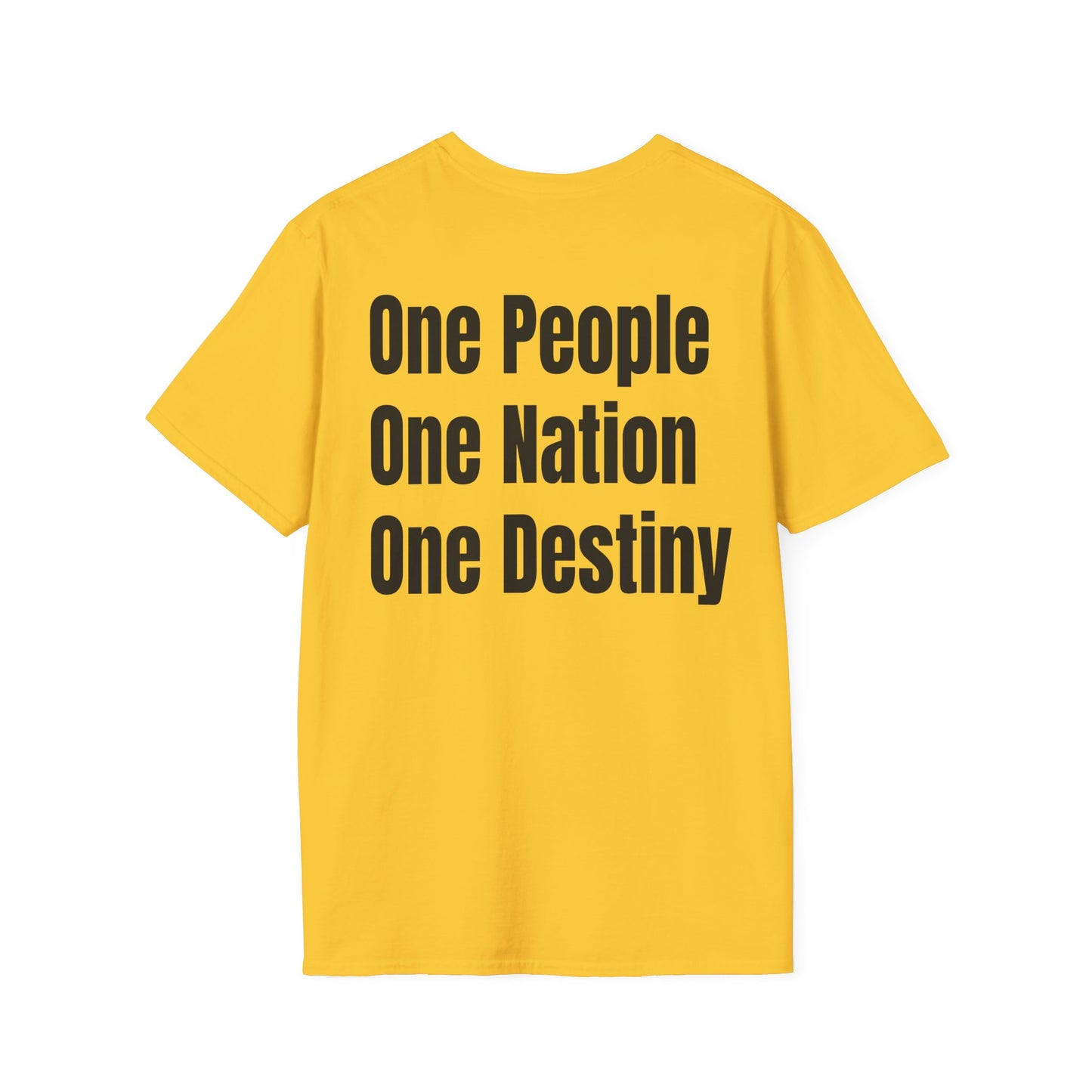 Guyana Motto Series BLACK TEXT Unisex T-Shirt