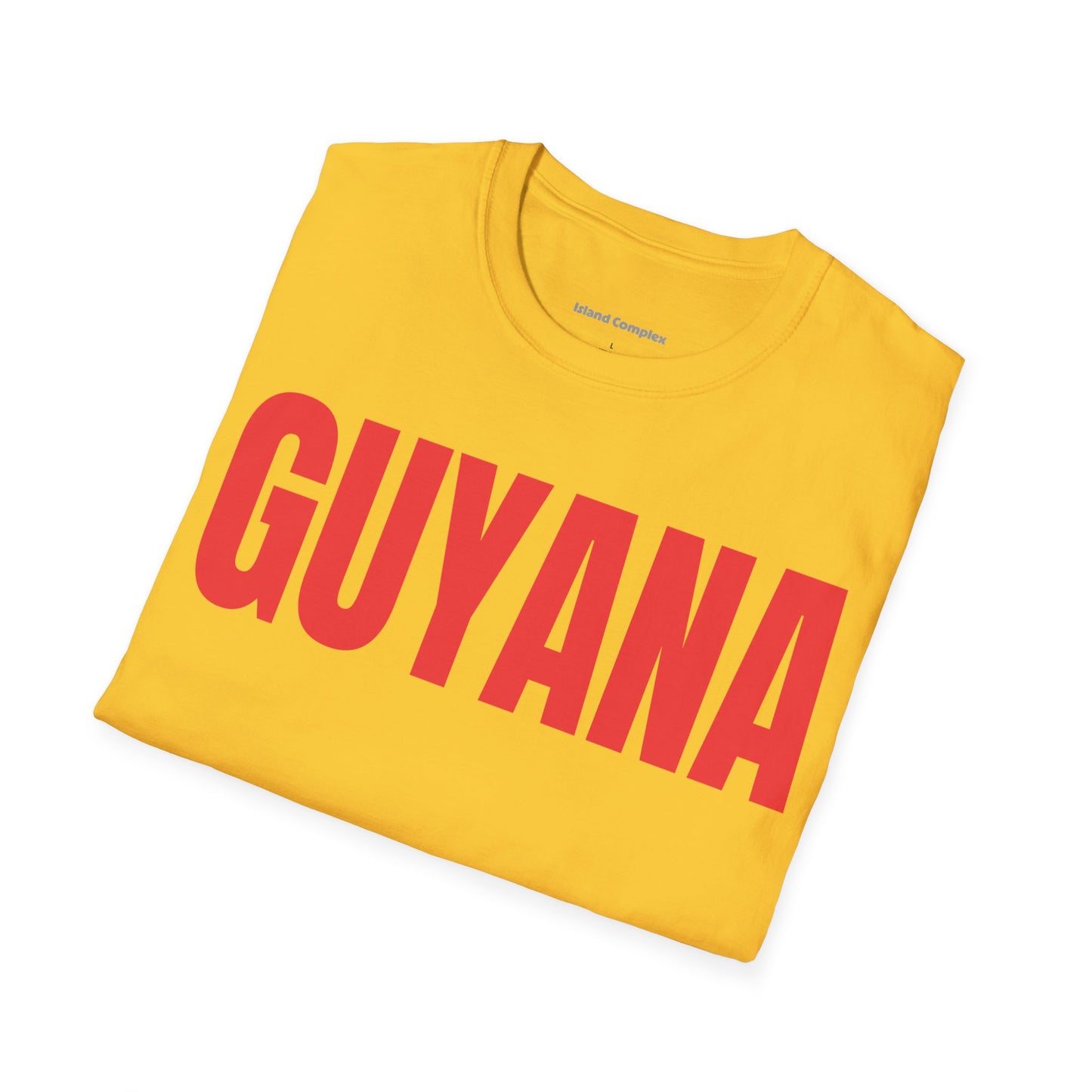 Guyana Motto Series RED TEXT Unisex T-Shirt