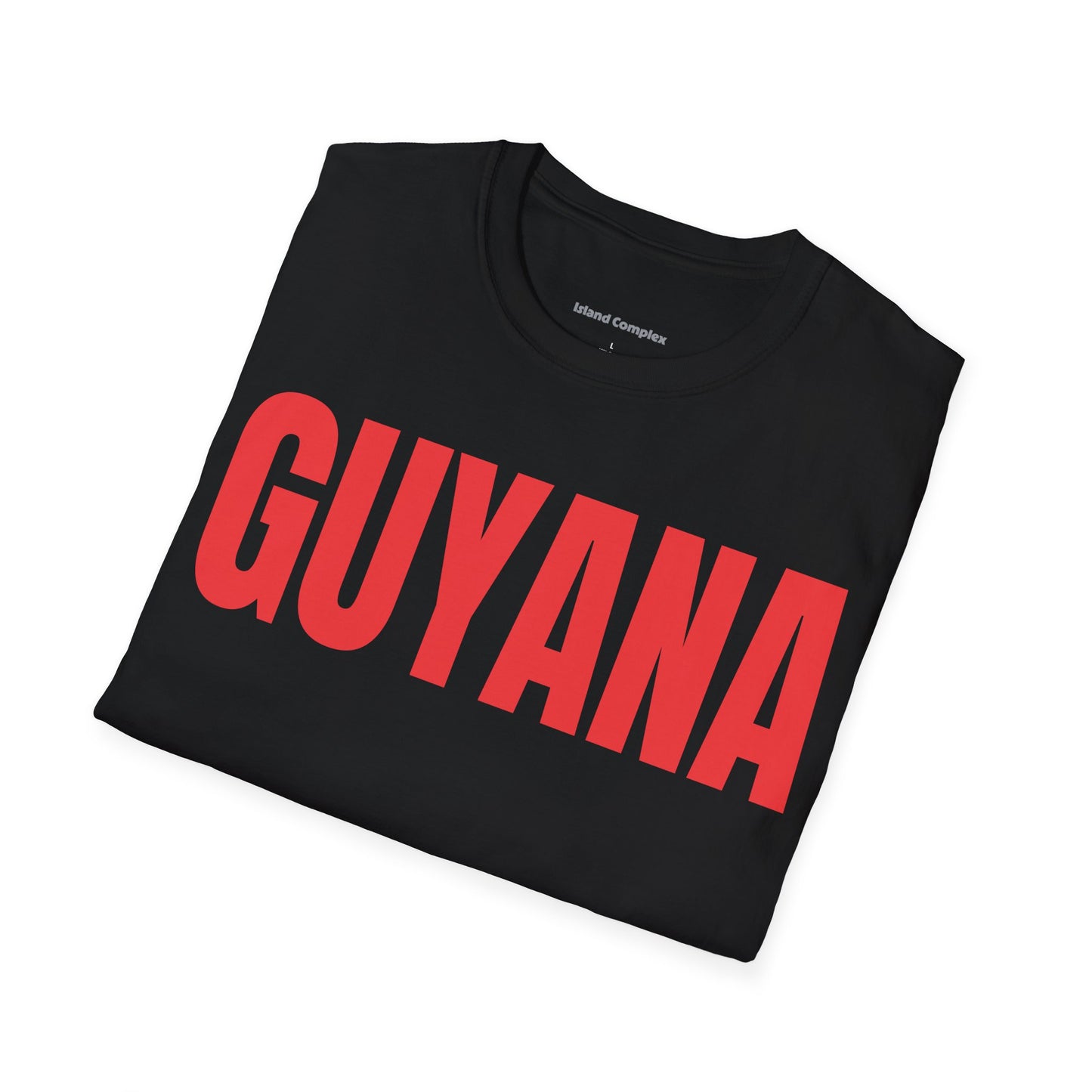 Guyana Motto Series RED TEXT Unisex T-Shirt