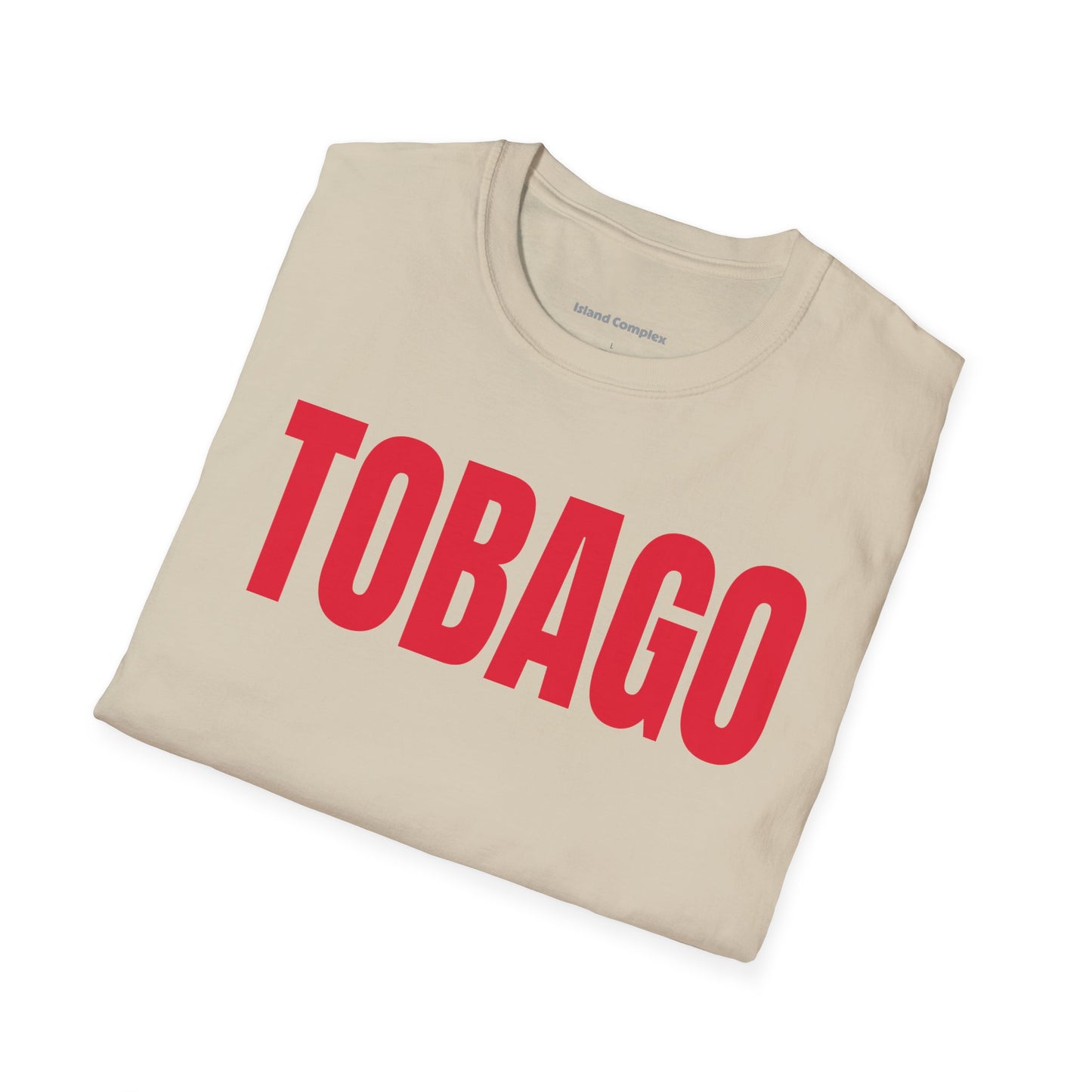 Tobago Motto Series RED TEXT Unisex T-Shirt