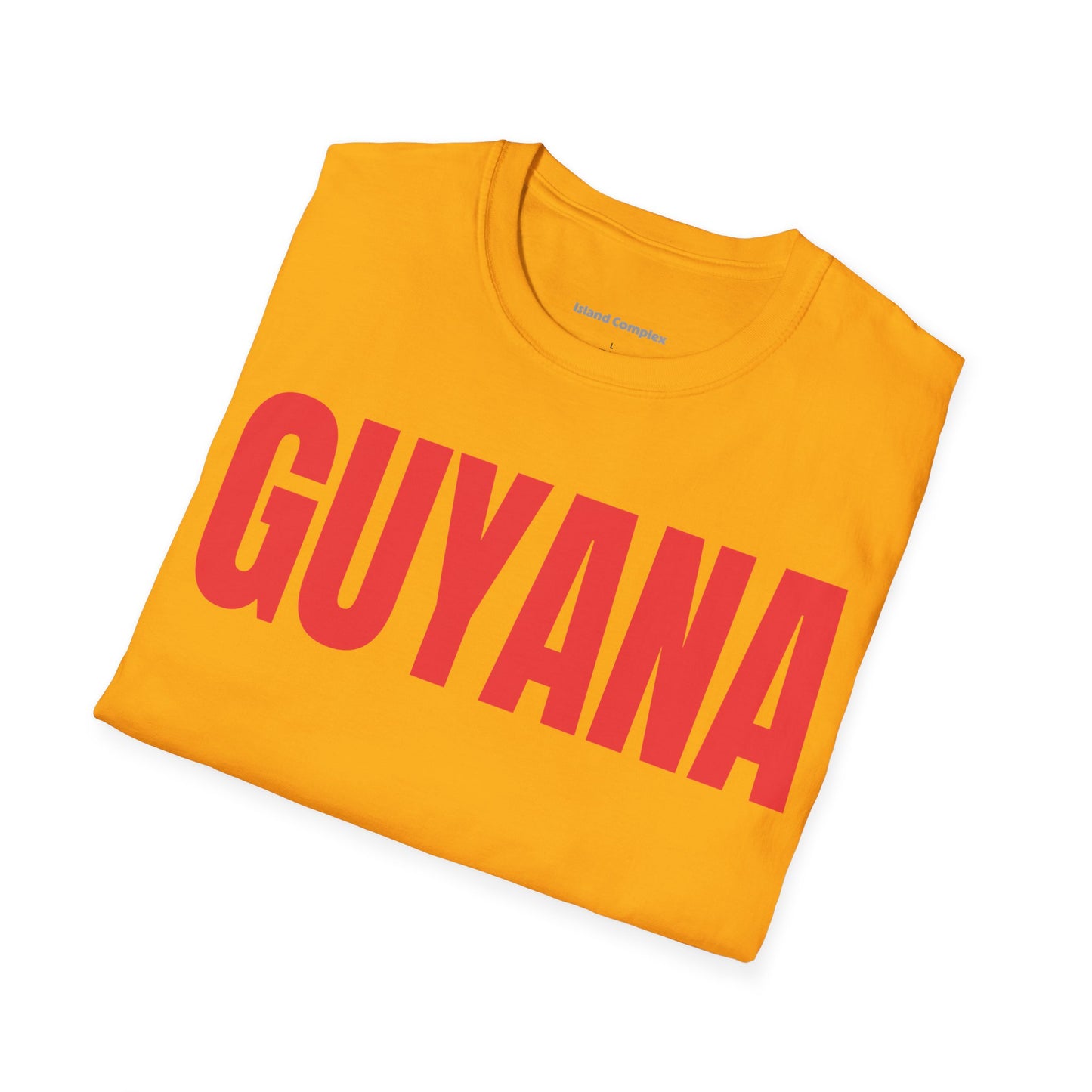 Guyana Motto Series RED TEXT Unisex T-Shirt