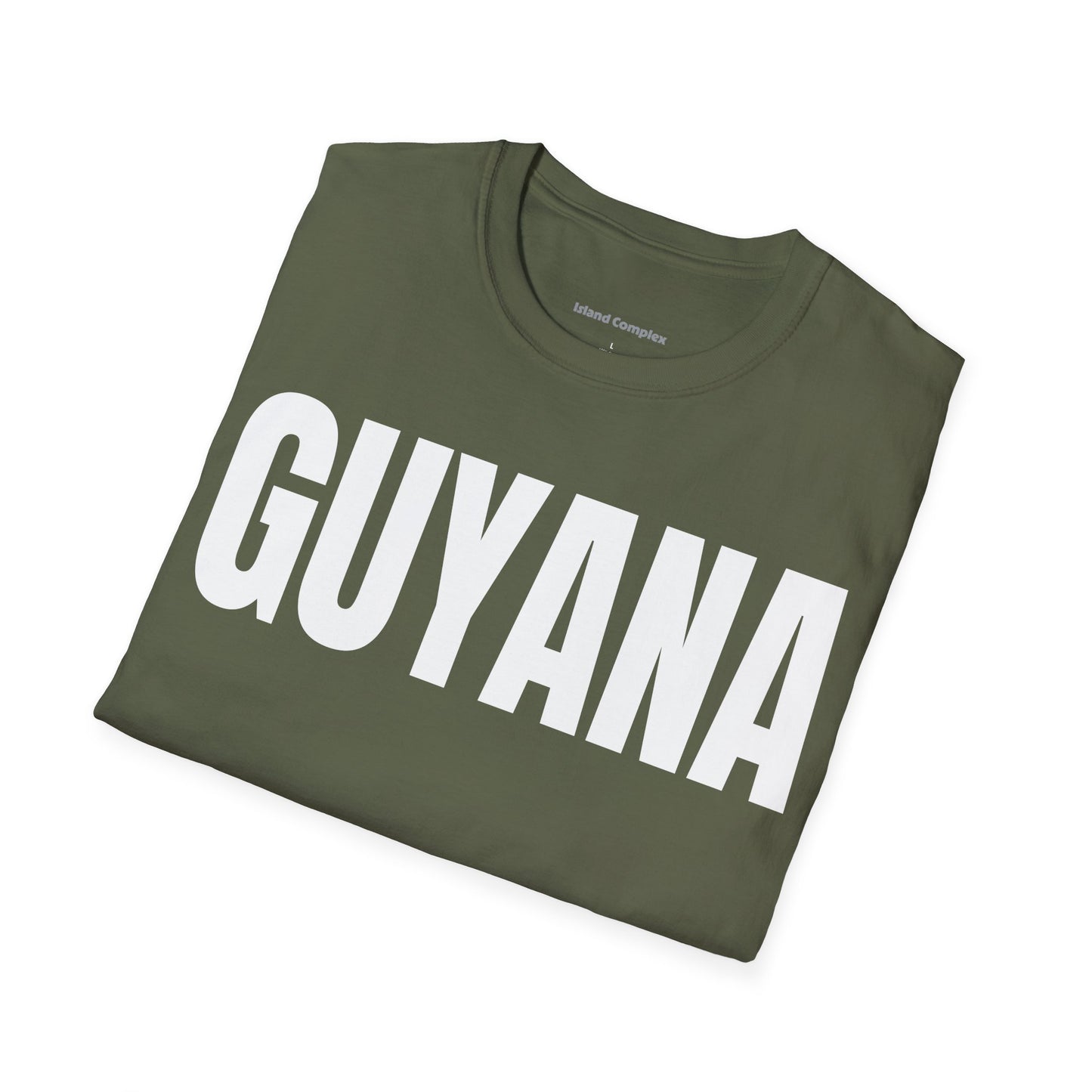 Guyana Motto Series WHITE TEXT Unisex T-Shirt