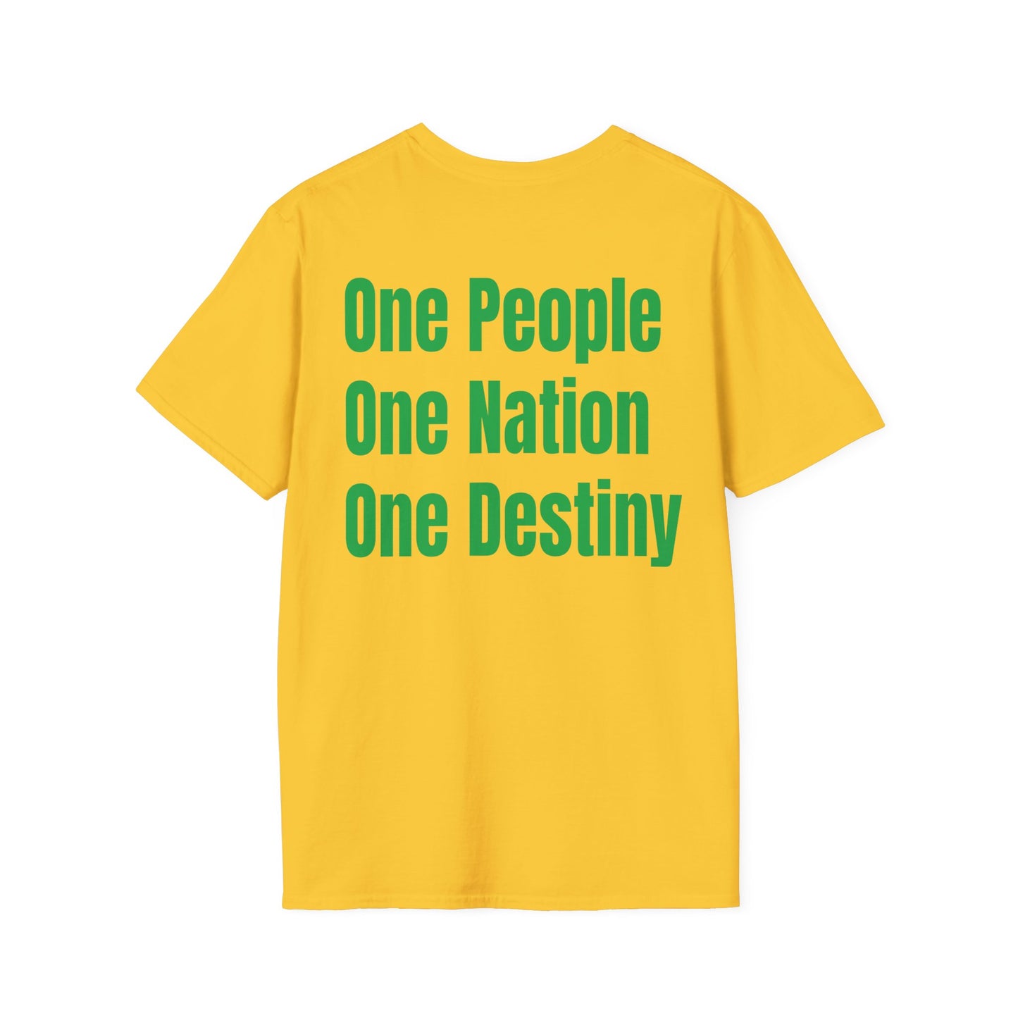 Guyana Motto Series GREEN TEXT Unisex T-Shirt