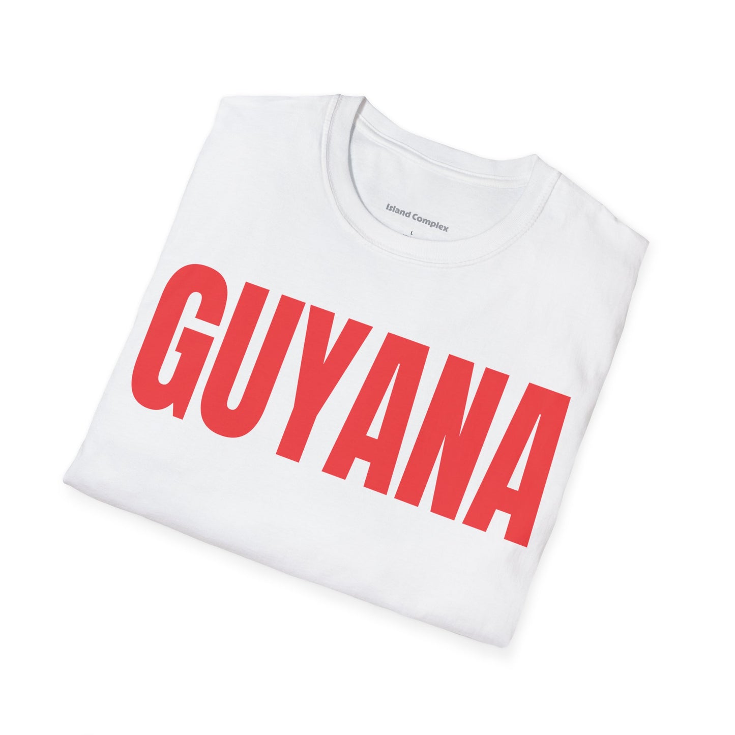 Guyana Motto Series RED TEXT Unisex T-Shirt