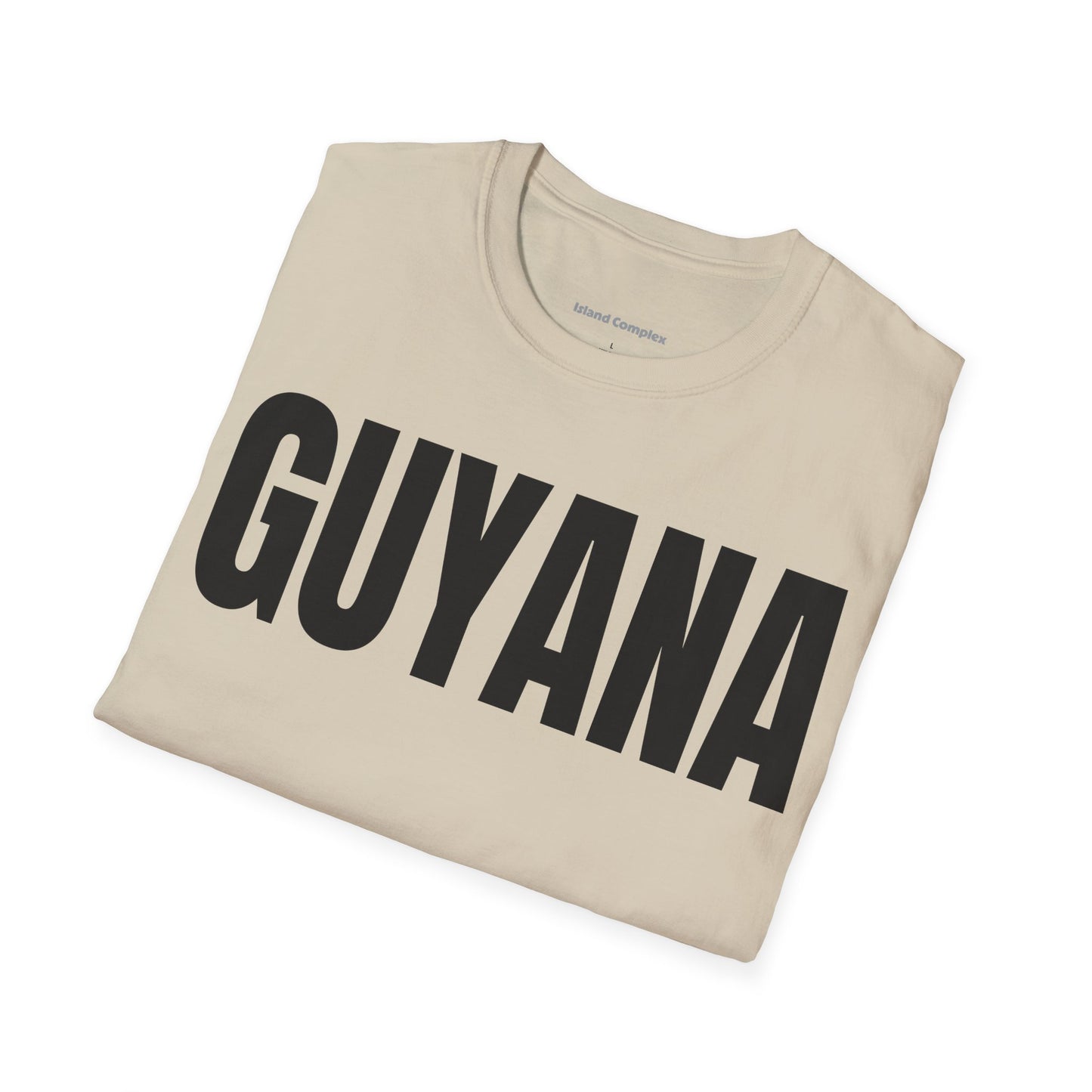 Guyana Motto Series BLACK TEXT Unisex T-Shirt