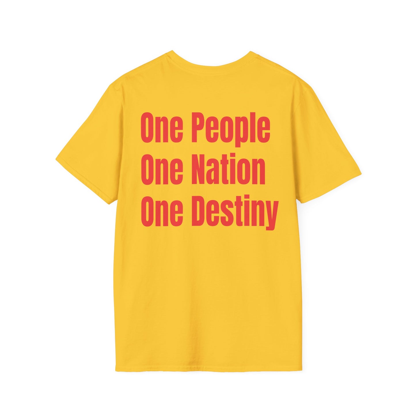 Guyana Motto Series RED TEXT Unisex T-Shirt