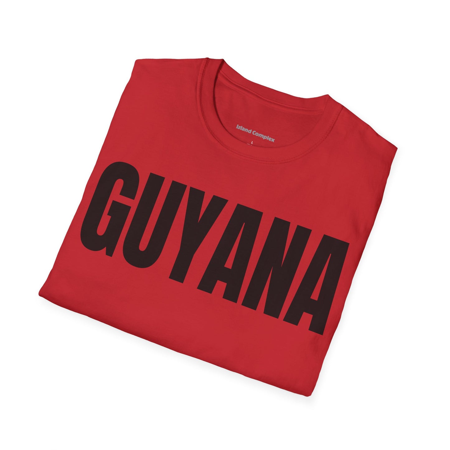 Guyana Motto Series BLACK TEXT Unisex T-Shirt