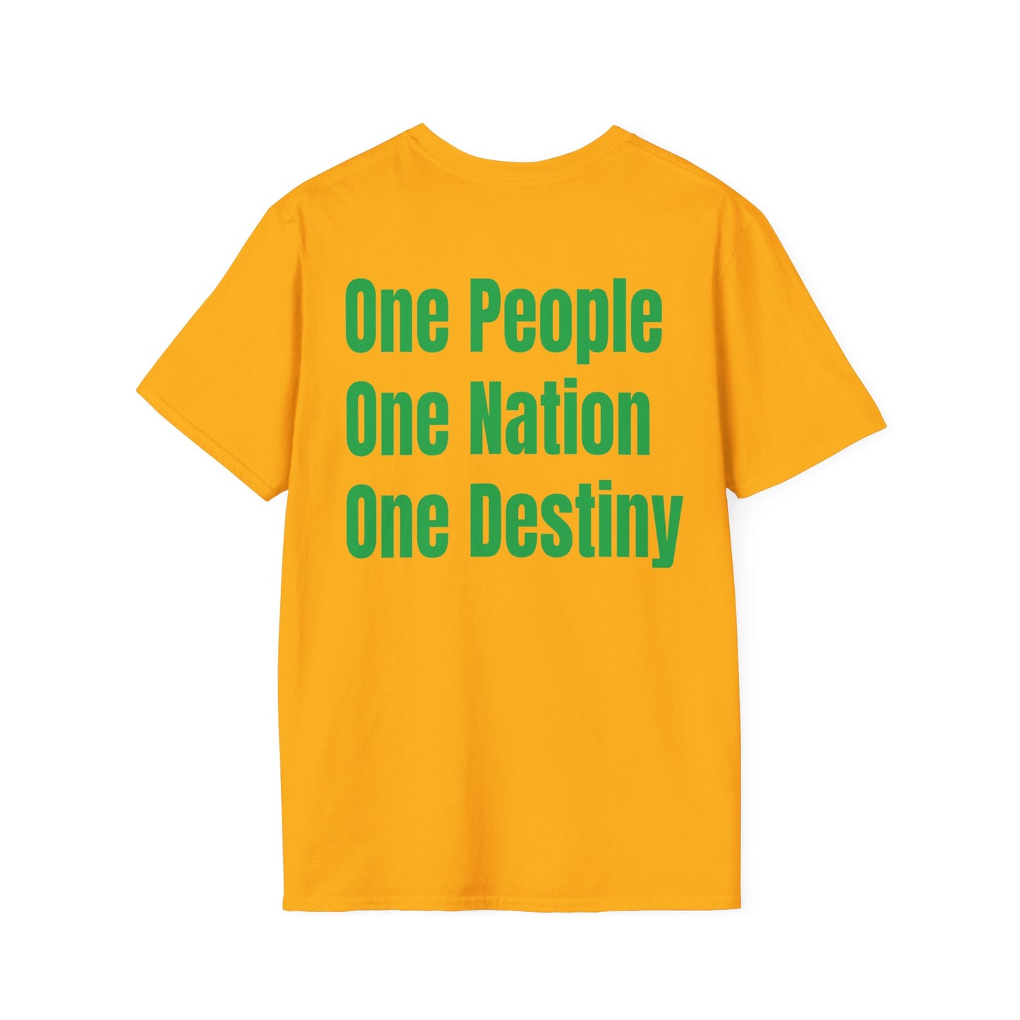 Guyana Motto Series GREEN TEXT Unisex T-Shirt