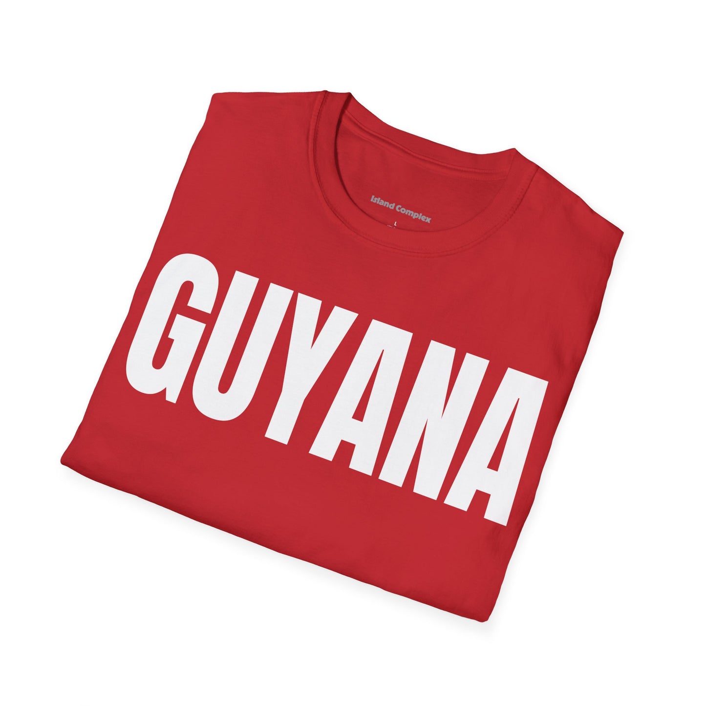 Guyana Motto Series WHITE TEXT Unisex T-Shirt