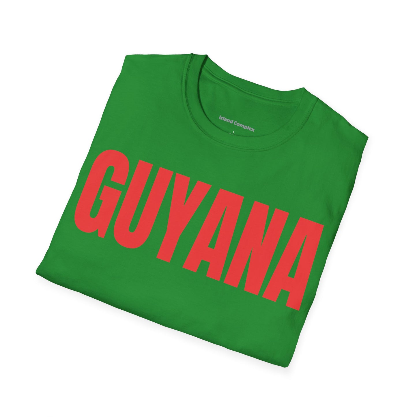 Guyana Motto Series RED TEXT Unisex T-Shirt