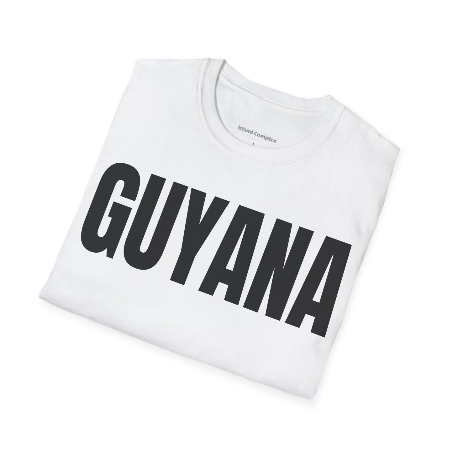 Guyana Motto Series BLACK TEXT Unisex T-Shirt