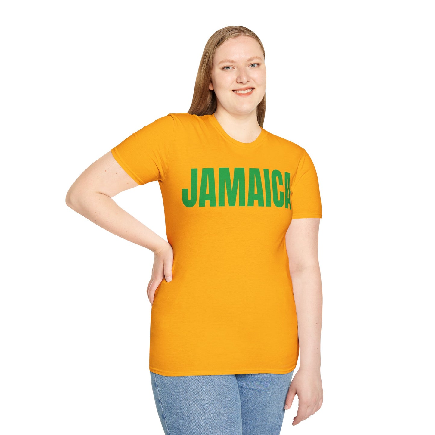 Jamaica GREEN TEXT Unisex T-Shirt