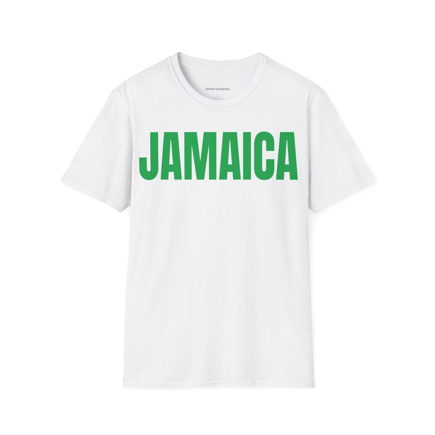 Jamaica Motto Series GREEN TEXT Unisex T-Shirt