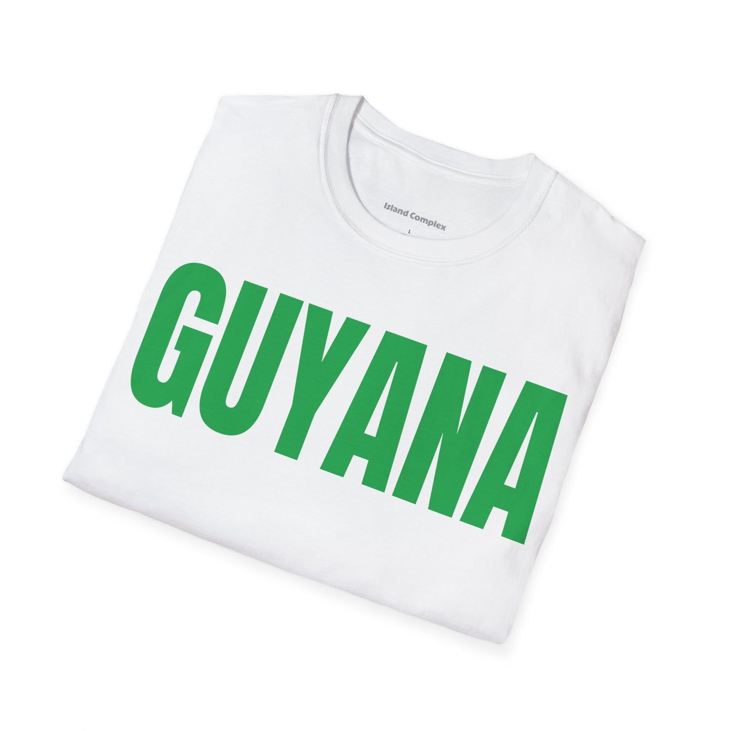 Guyana Motto Series GREEN TEXT Unisex T-Shirt