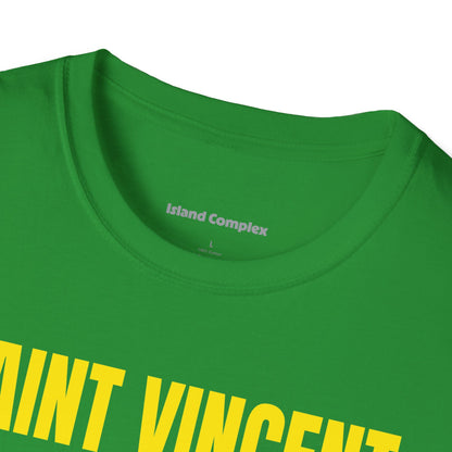 Saint Vincent Motto Series YELLOW TEXT Unisex T-Shirt