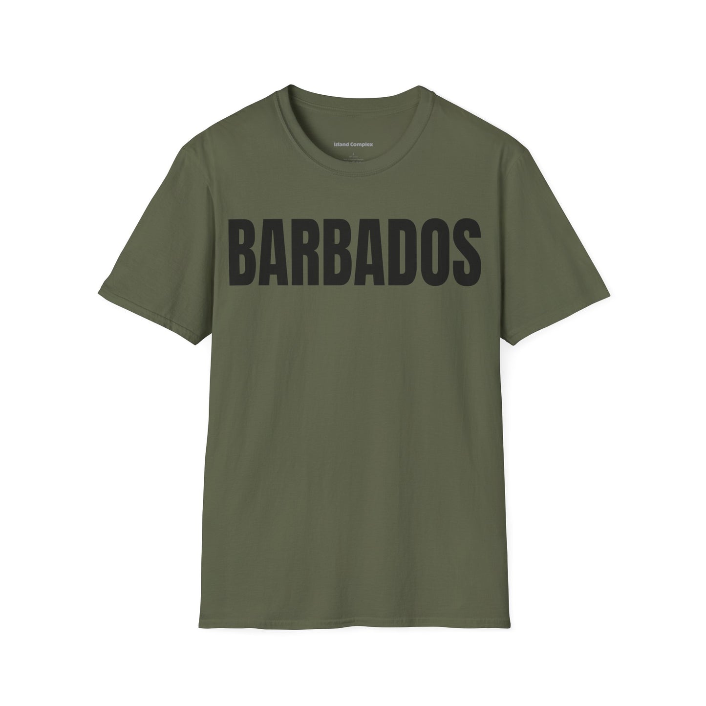 Barbados Motto Series BLACK TEXT Unisex T-Shirt