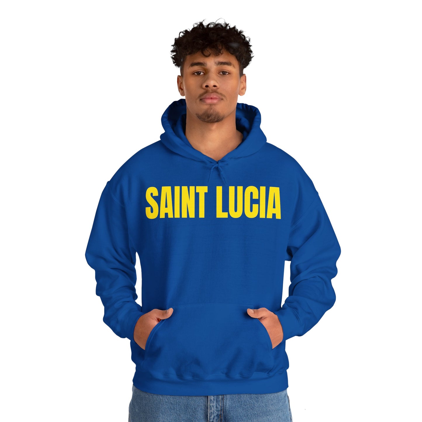 Saint Lucia Unisex Heavy Blend™ Hooded Sweatshirt