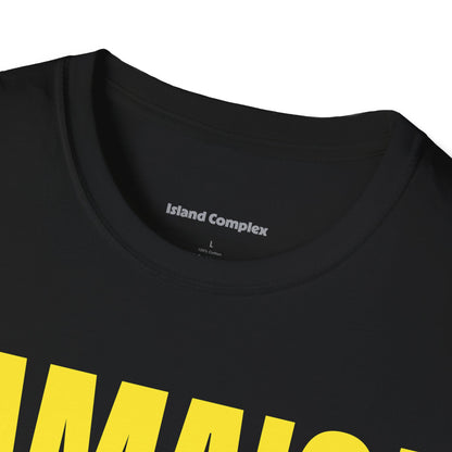 Jamaica YELLOW TEXT Unisex T-Shirt