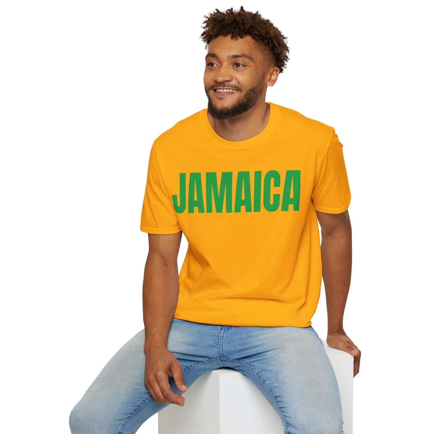 Jamaica GREEN TEXT Unisex T-Shirt