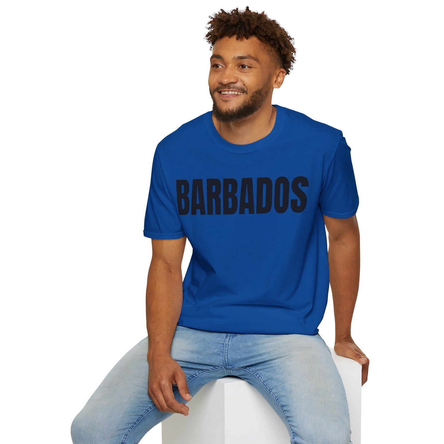 Barbados BLACK TEXT Unisex T-Shirt