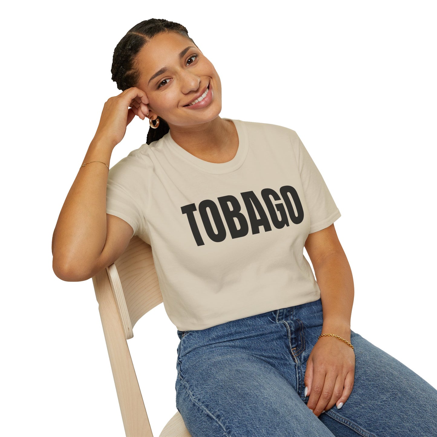 Tobago BLACK TEXT Unisex T-Shirt