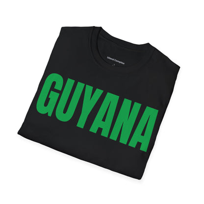 Guyana Motto Series GREEN TEXT Unisex T-Shirt