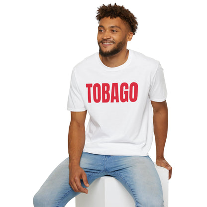 Tobago Motto Series RED TEXT Unisex T-Shirt