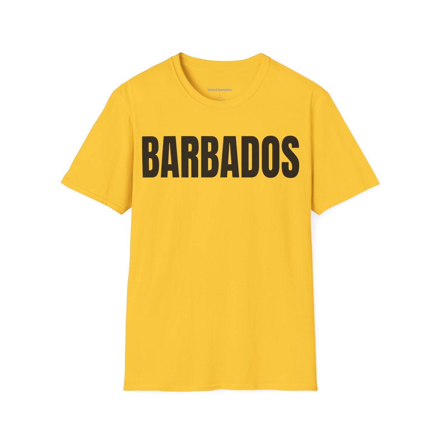 Barbados Motto Series BLACK TEXT Unisex T-Shirt