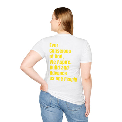 Grenada Motto Series YELLOW TEXT Unisex T-Shirt