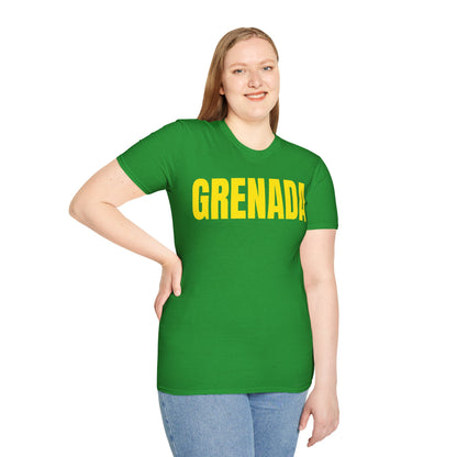 Grenada YELLOW TEXT Unisex T-Shirt