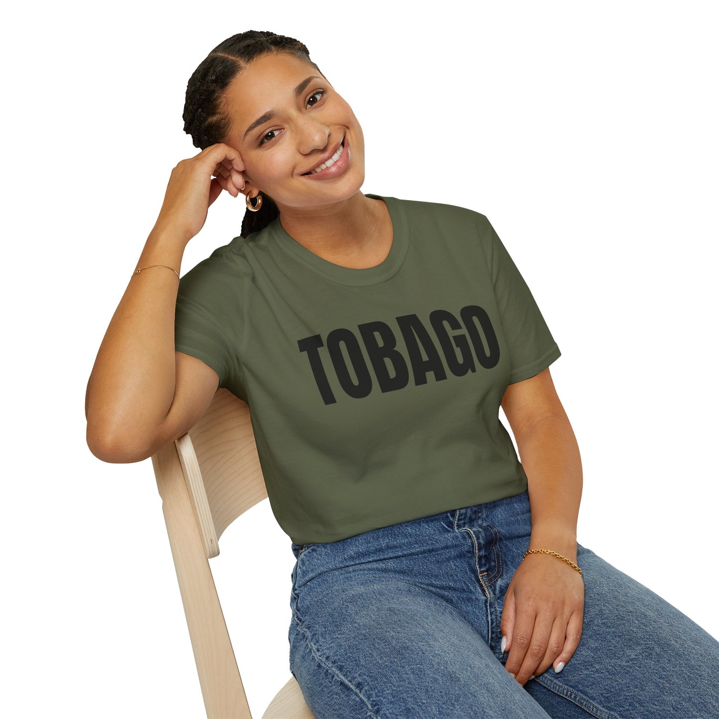 Tobago BLACK TEXT Unisex T-Shirt