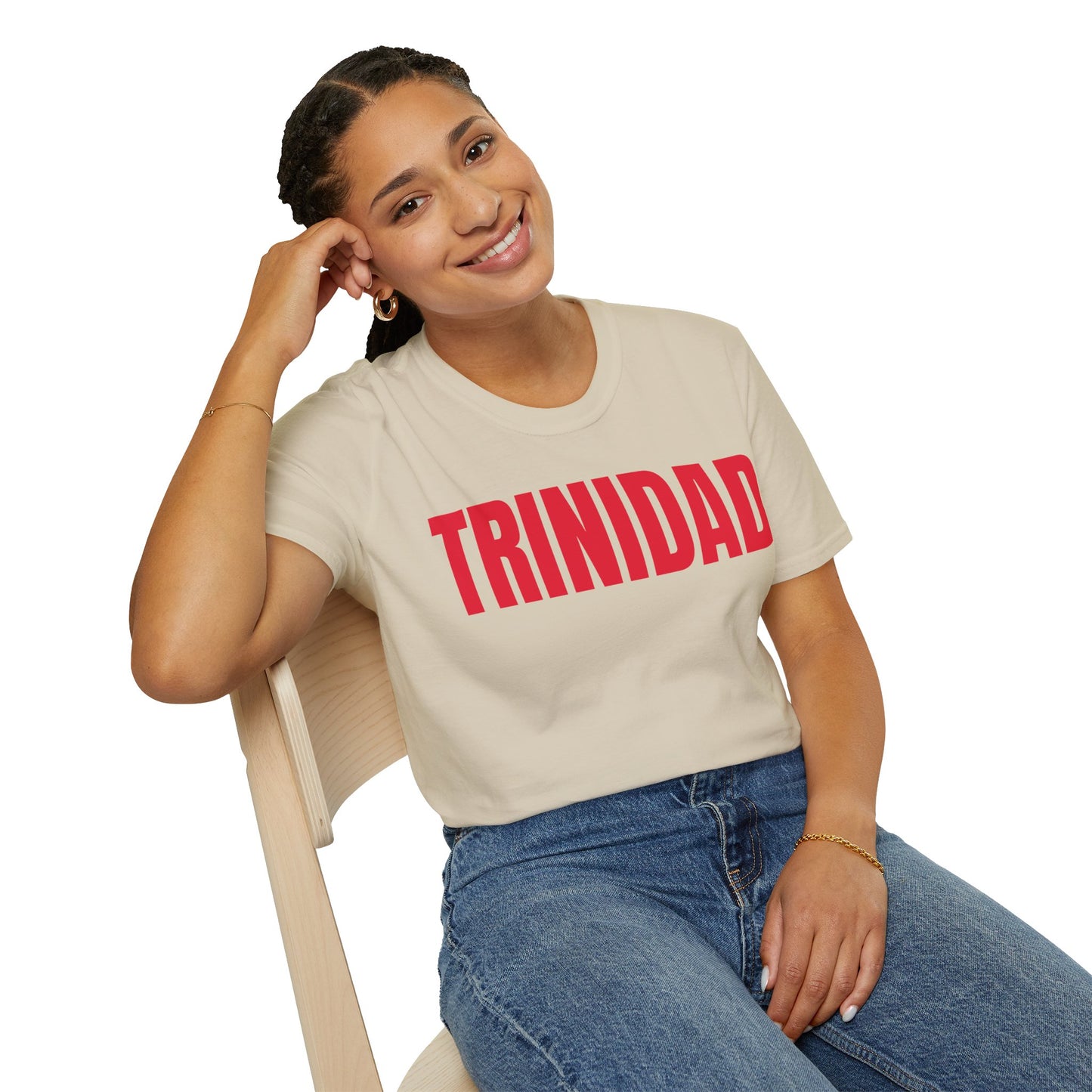 Trinidad Motto Series RED TEXT Unisex T-Shirt