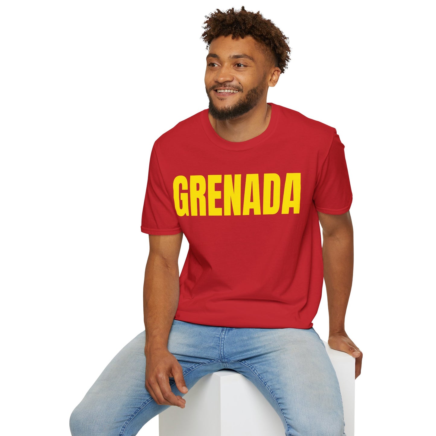 Grenada YELLOW TEXT Unisex T-Shirt