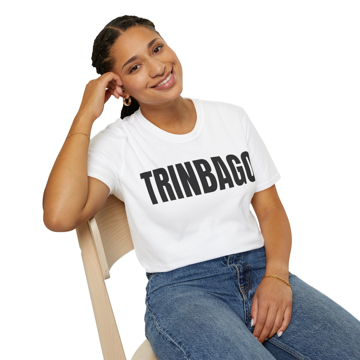 Trinbago Motto Series BLACK TEXT Unisex T-Shirt