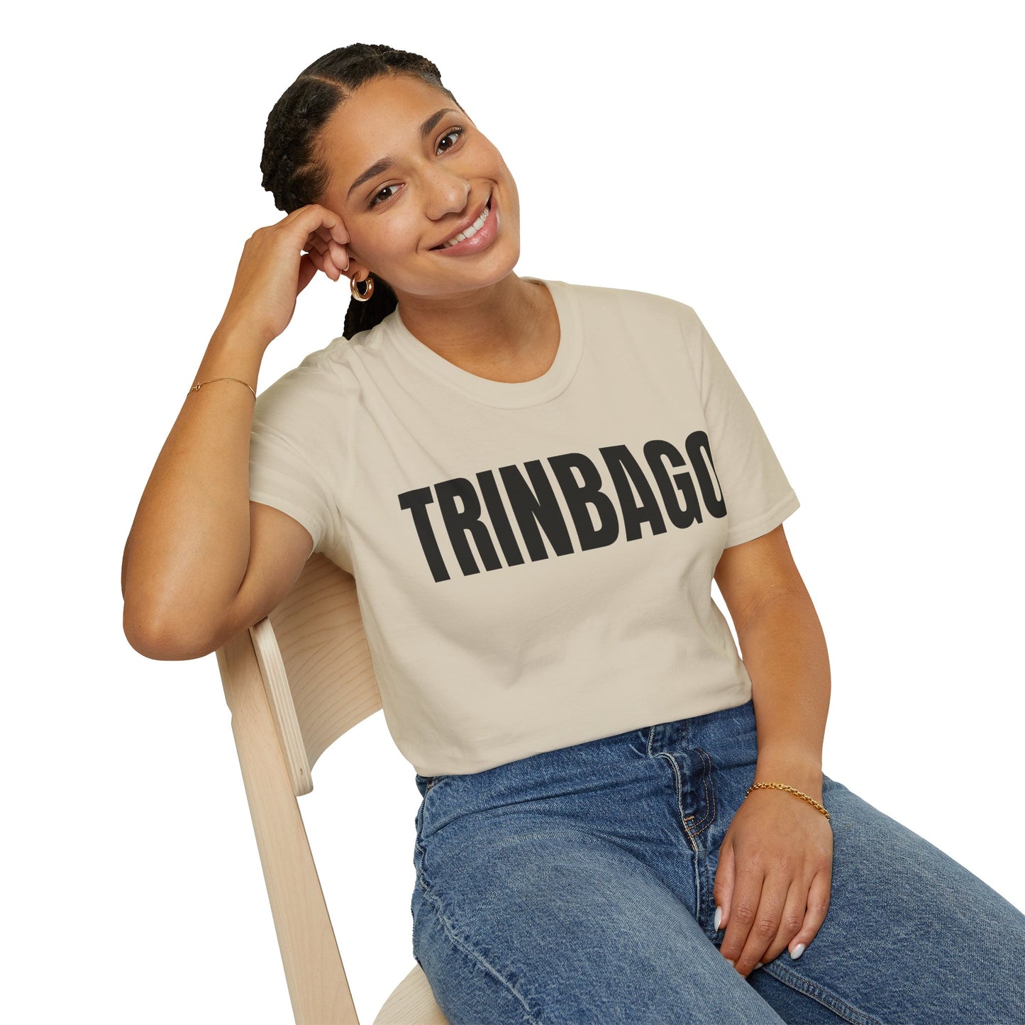 Trinbago Motto Series BLACK TEXT Unisex T-Shirt