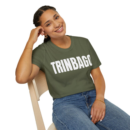 Trinbago Motto Series WHITE TEXT Unisex T-Shirt