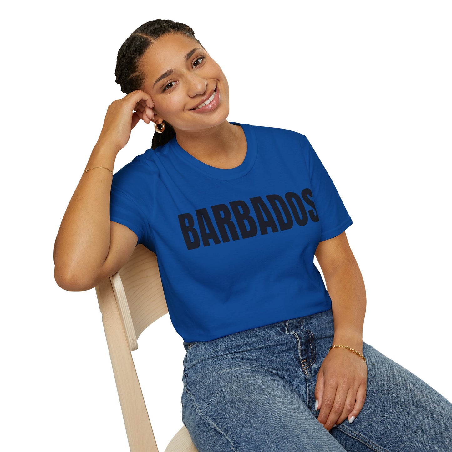 Barbados BLACK TEXT Unisex T-Shirt