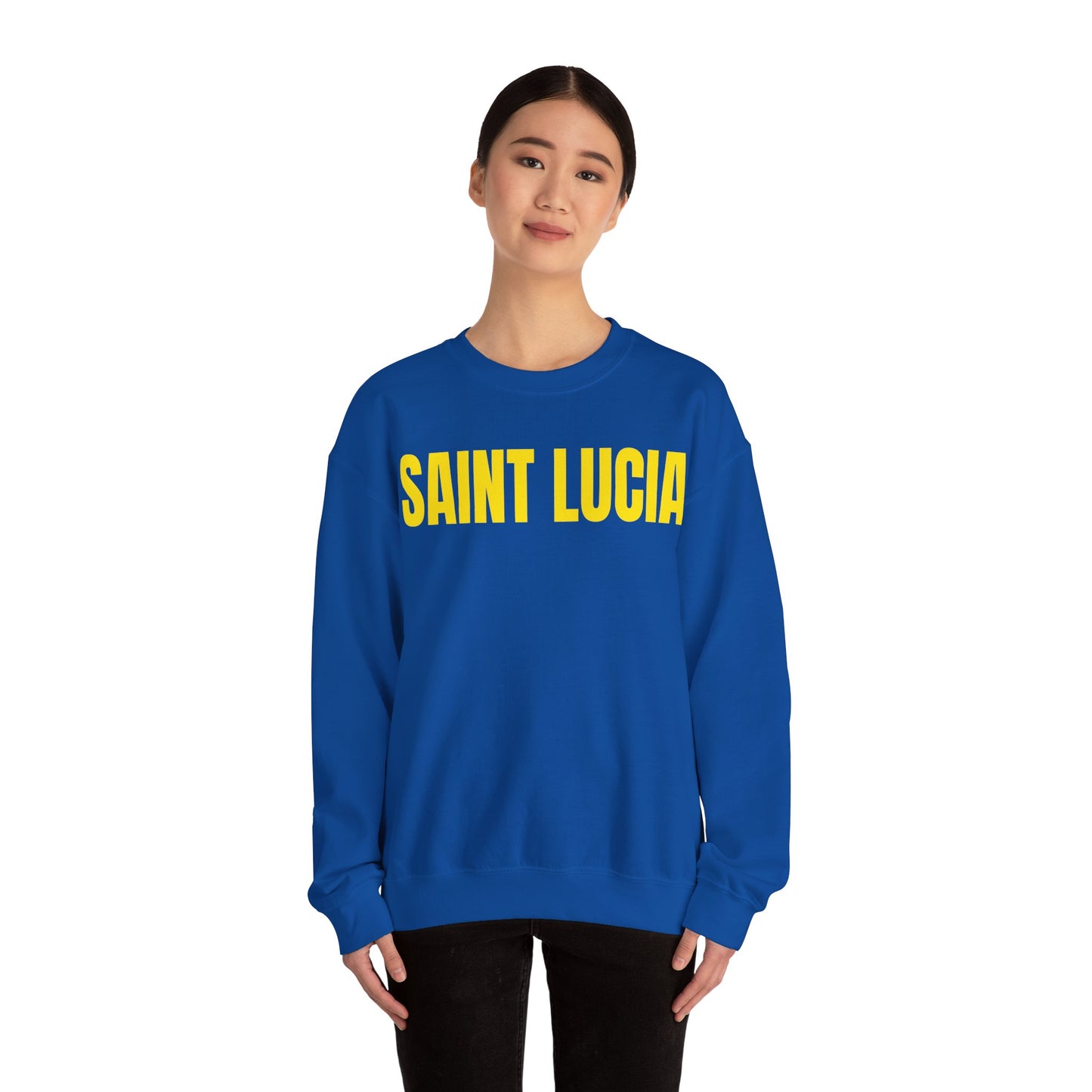 Saint Lucia Unisex Heavy Blend™ Crewneck Sweatshirt