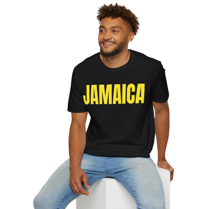 Jamaica YELLOW TEXT Unisex T-Shirt