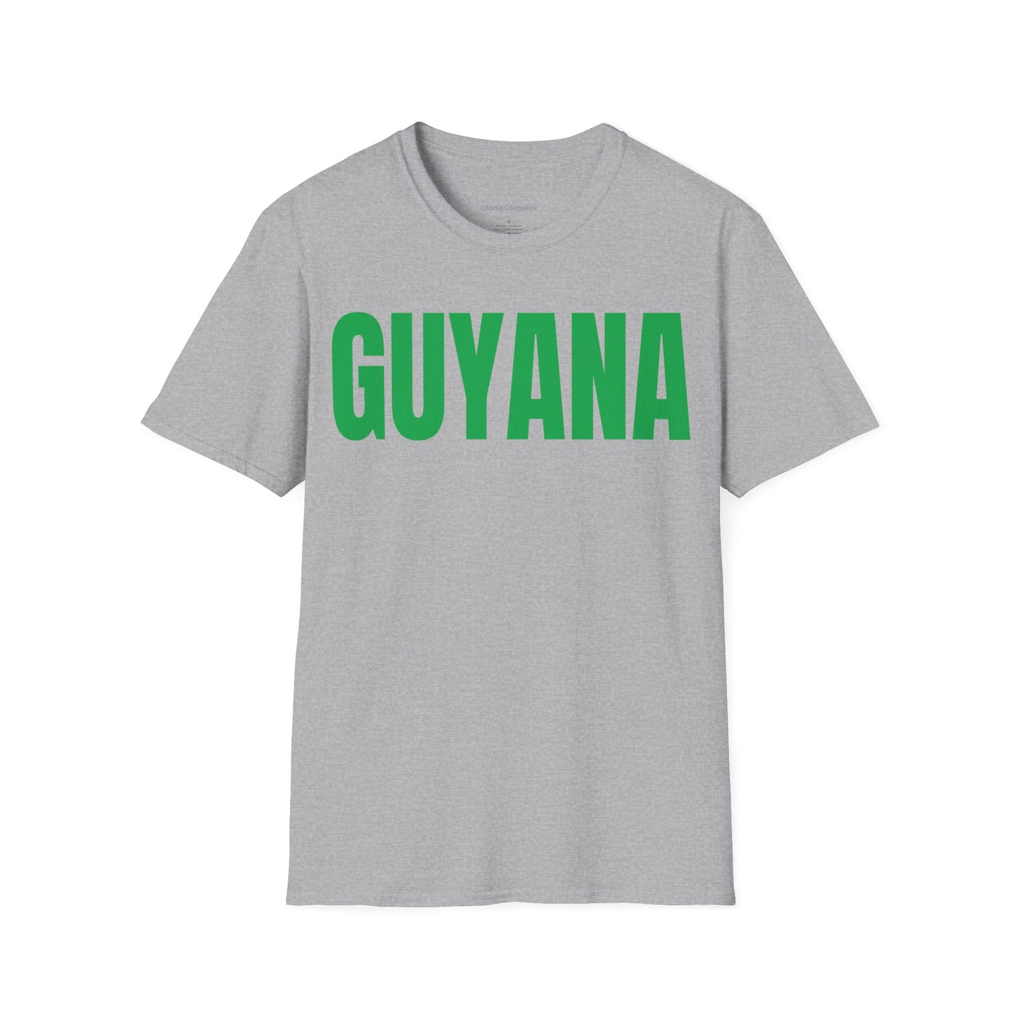 Guyana GREEN TEXT Unisex T-Shirt