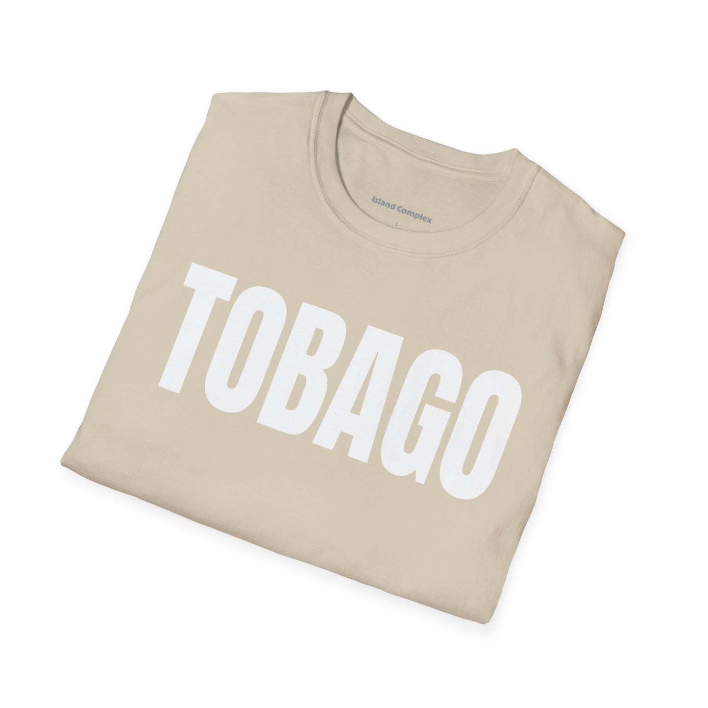 Tobago Motto Series WHITE TEXT Unisex T-Shirt