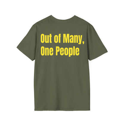 Jamaica Motto Series YELLOW TEXT Unisex T-Shirt