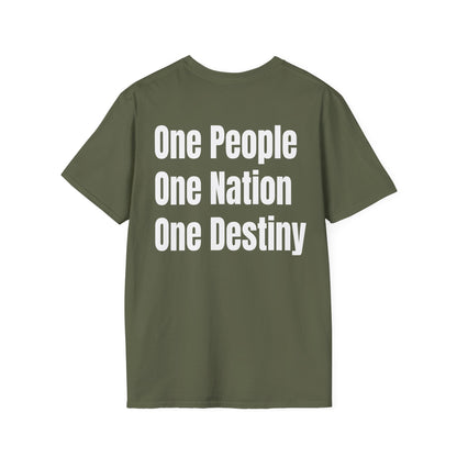 Guyana Motto Series WHITE TEXT Unisex T-Shirt