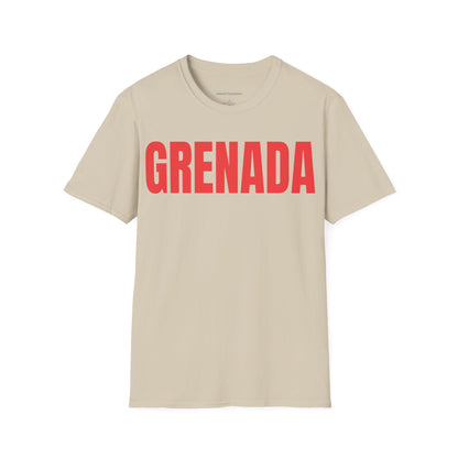 Grenada RED TEXT Unisex T-Shirt