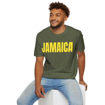 Jamaica YELLOW TEXT Unisex T-Shirt