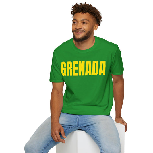 Grenada YELLOW TEXT Unisex T-Shirt