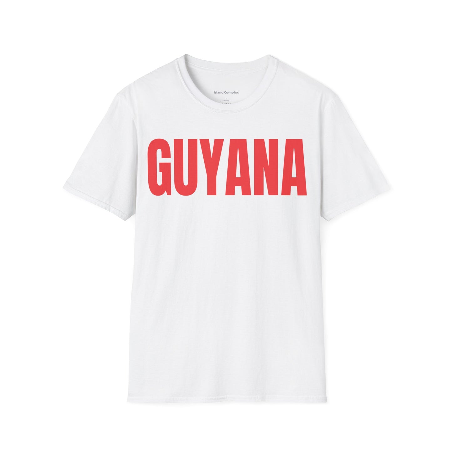 Guyana Motto Series RED TEXT Unisex T-Shirt