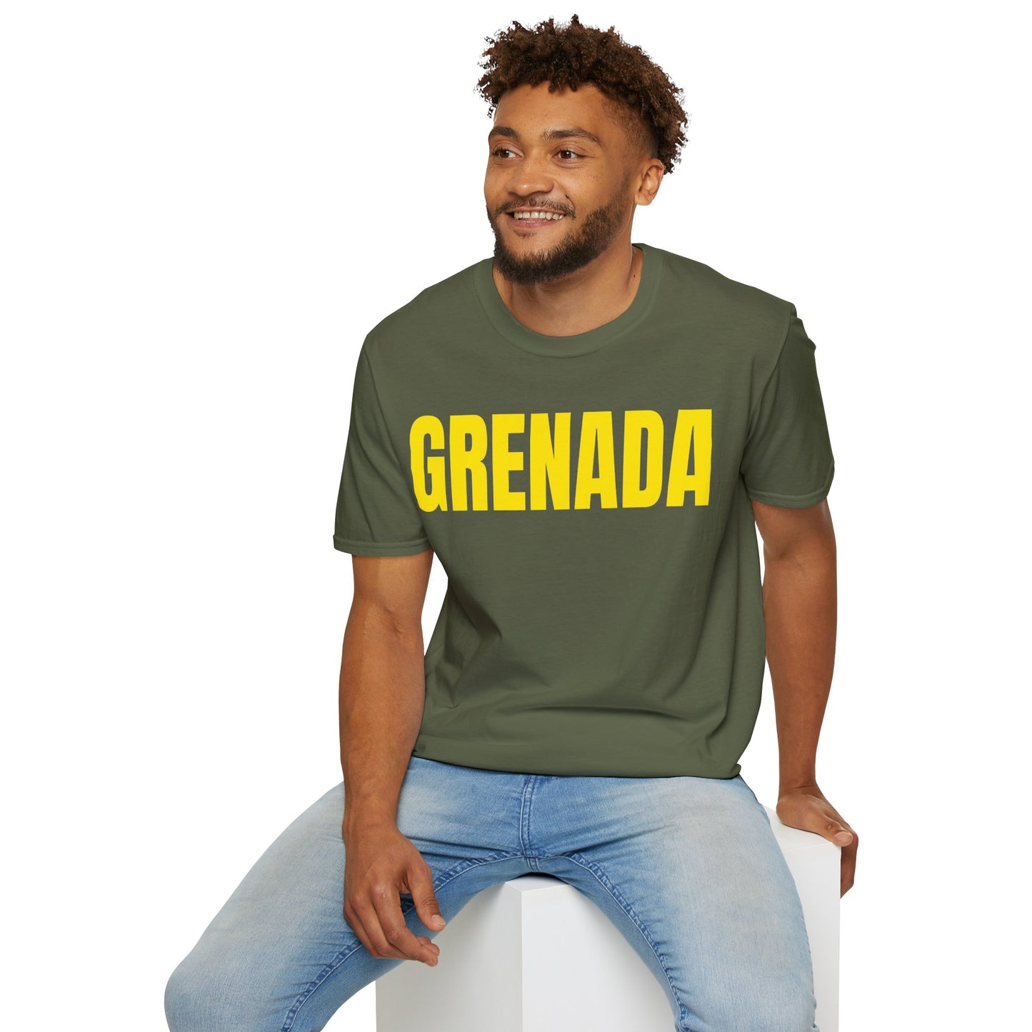 Grenada YELLOW TEXT Unisex T-Shirt